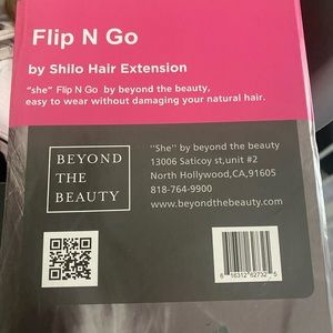 Flip N Go Halo Hair extensions By Shilo Hair Extensions 100% Remy human hair
